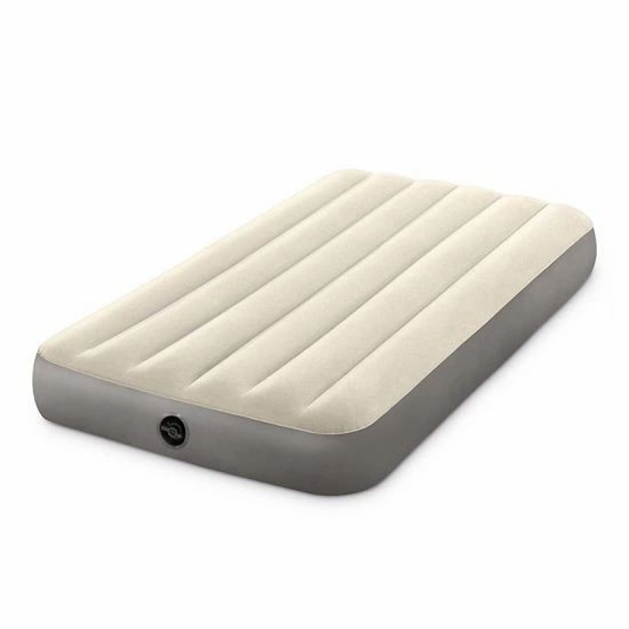 * Intex 64101E Dura-Beam Standard Series Single Height Inflatable Airbed, Twin Mattresses & Accessories