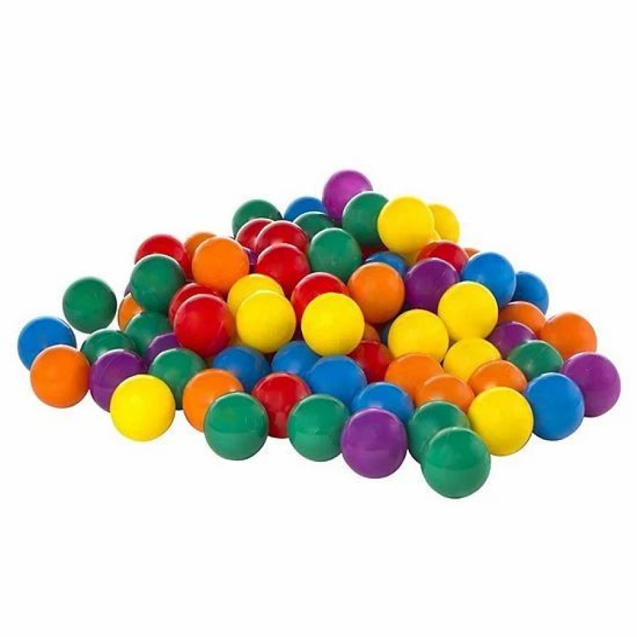 * Intex Small Plastic Multi-Colored Fun Ballz For Ball Pit Bounce House, 100 Pack Outdoor Play Toys