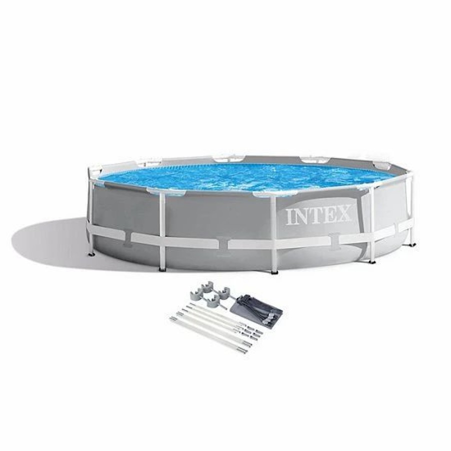 * Intex 26700Eh 10Ft X 30In Metal Frame Above Ground Pool And Canopy (No Pump) Sporting Goods