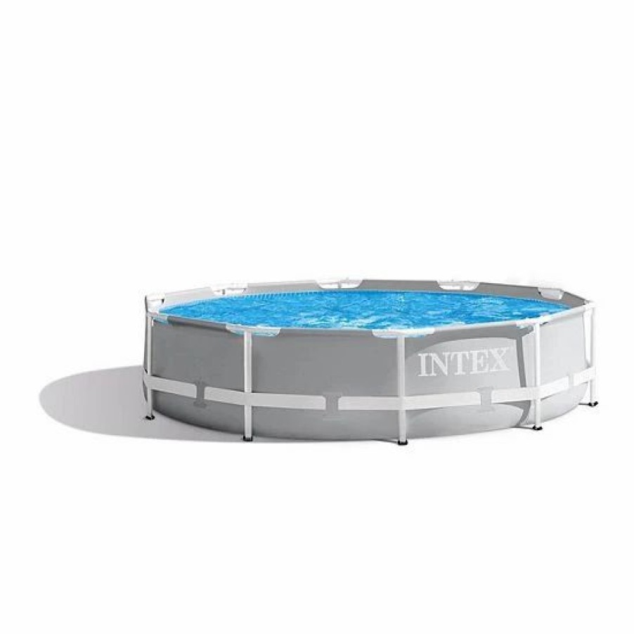 * Intex 26700Eh 10Ft X 30In Metal Frame Above Ground Pool And Canopy (No Pump) Sporting Goods