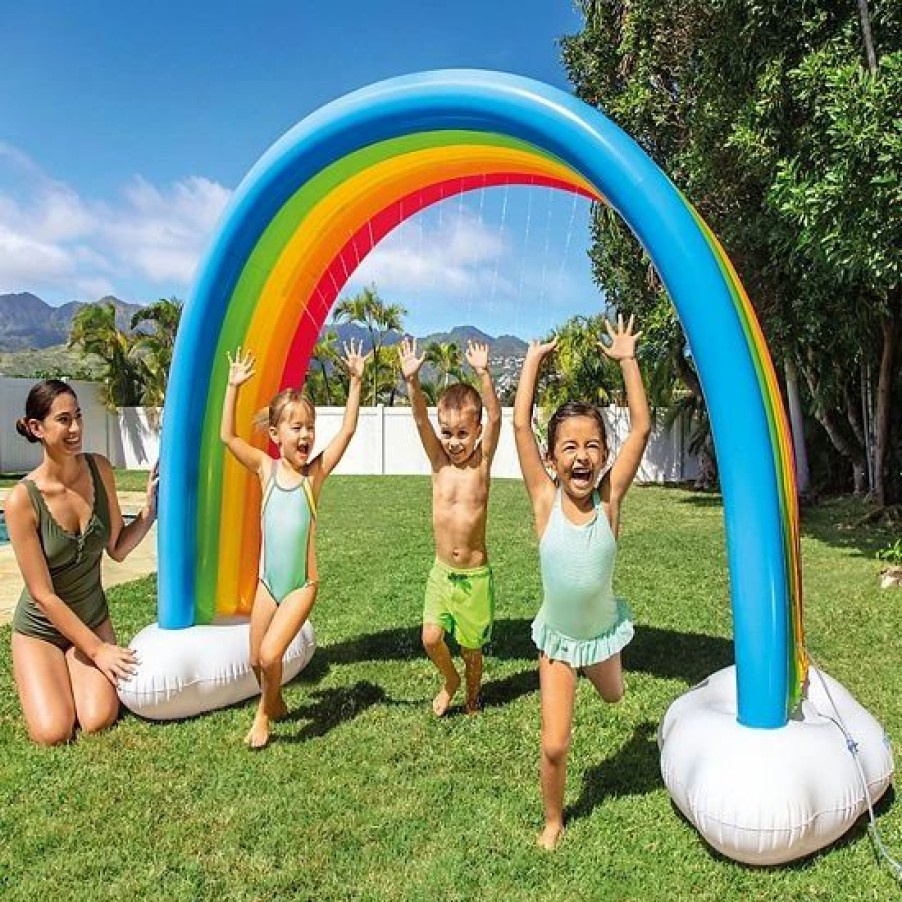 * Intex Rainbow Cloud Sprinkler Outdoor Play Toys