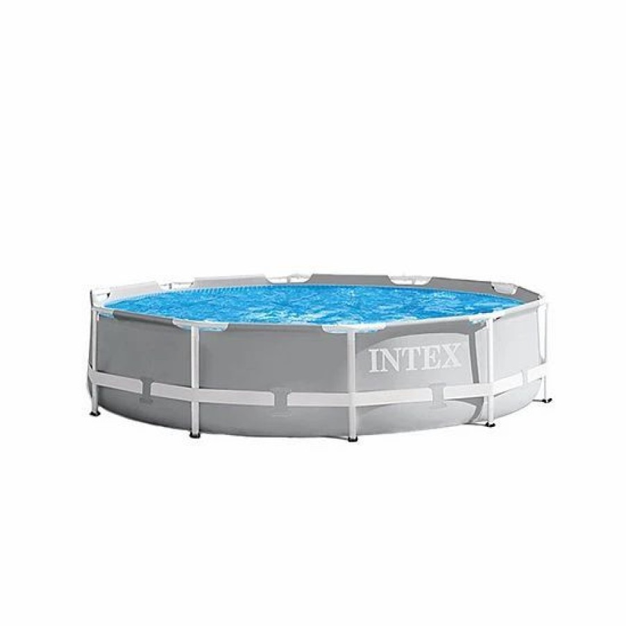 * Intex 10 X 30 Above Ground Swimming Pool W/ 330 Gph Filter Pump & Pool Ladder Sporting Goods