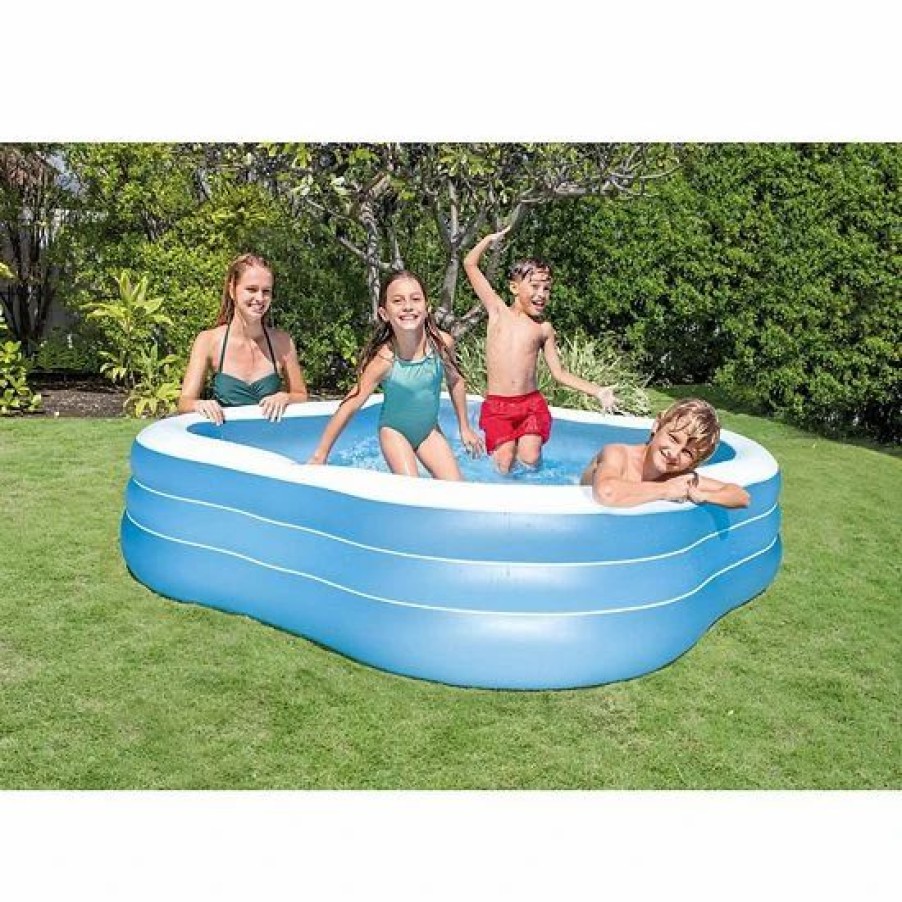 * Intex 57495Ep 7.5Ft X 22In Swim Center Inflatable Family Swimming Pool Sporting Goods