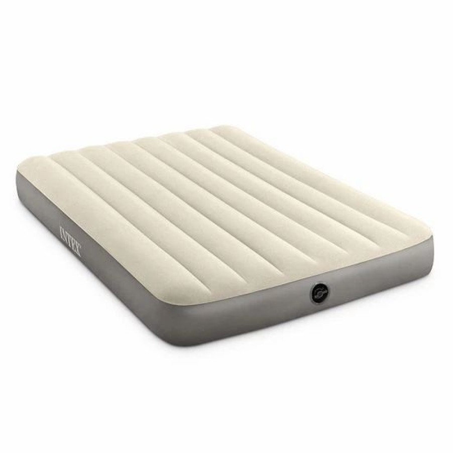 * Intex 64102E Dura-Beam Standard Series Single Height Inflatable Airbed, Full Mattresses & Accessories