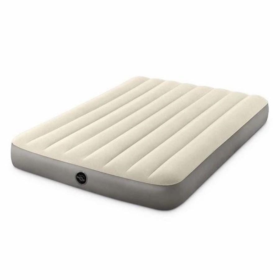 * Intex 64102E Dura-Beam Standard Series Single Height Inflatable Airbed, Full Mattresses & Accessories