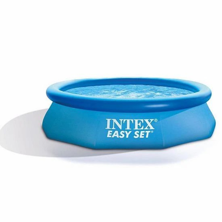 * Intex 10'X2.5 Kid Swimming Pool W/Filter Pump & Cleaning Maintenance Kit Sporting Goods