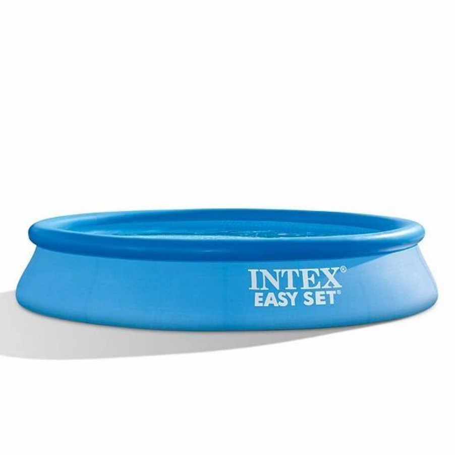 * Intex 28116Eh 10 X 2 Foot Easy Set Inflatable Circular Vinyl Swimming Pool, Blue Sporting Goods