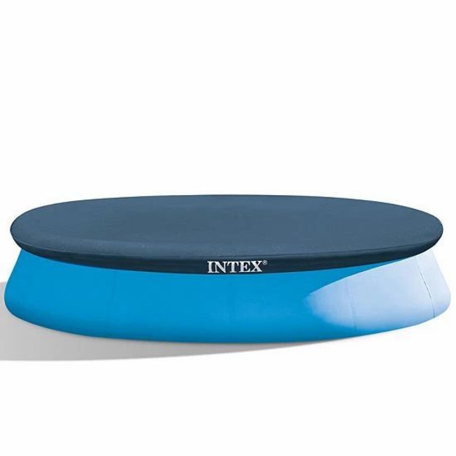 * Intex 28022E 11.3 Foot Easy Set Swimming Pool Debris Cover Tarp, Blue Sporting Goods