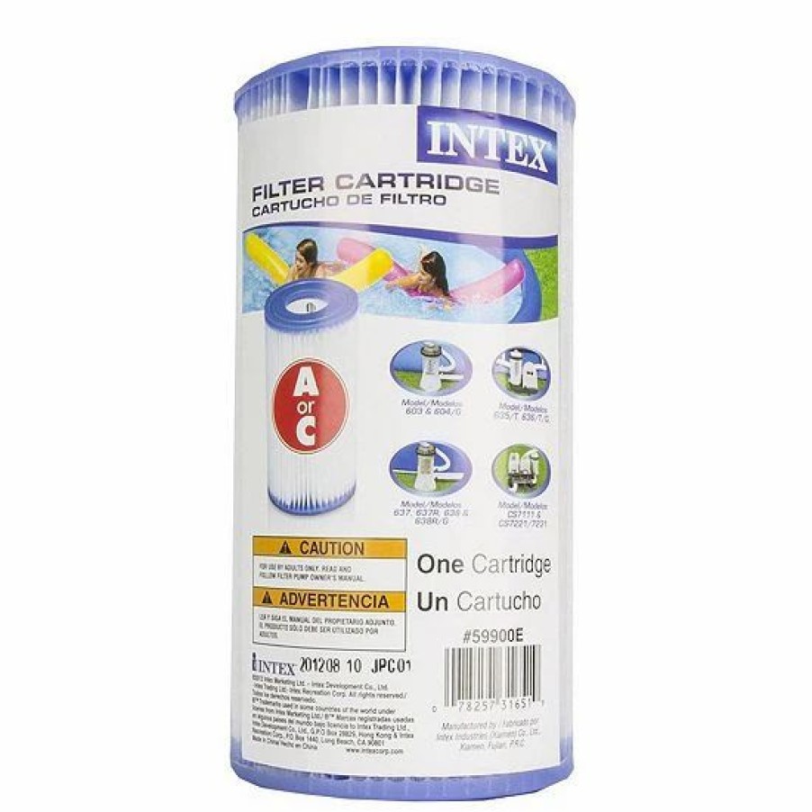 * Intex 16Ft X 3.5Ft Prism Frame Rectangle Pool & Type A Filter Cartridge (6 Pack) Sporting Goods