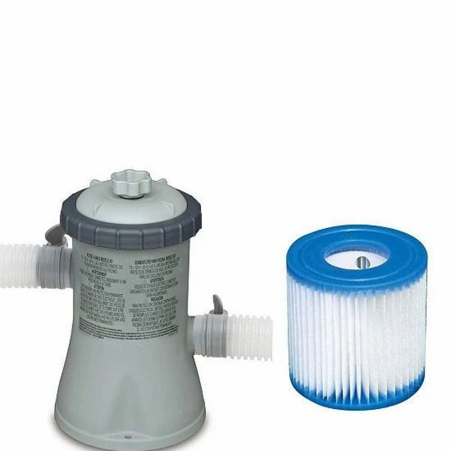 * Intex Swimming Pool Cartridge Filter Pump + Filter Cartridge Replacement Type H Sporting Goods