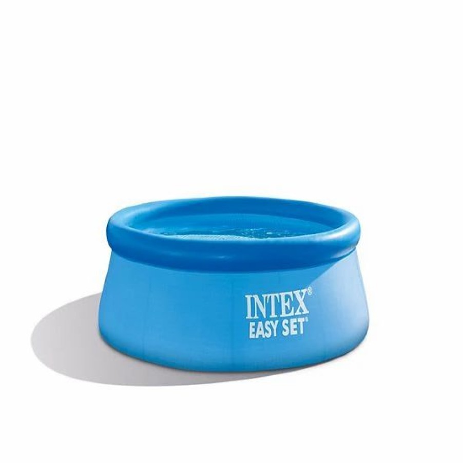 * Intex 8Ft X 30In Easy Set Inflatable Above Ground Family Swimming Pool (No Pump) Sporting Goods