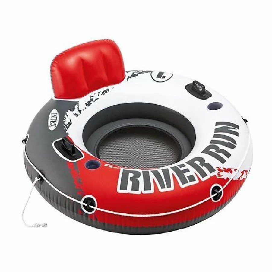 * Intex River Run 1 Water Inflatable Tube Raft & Mega Chill Inflatable Cooler Outdoor Play Toys