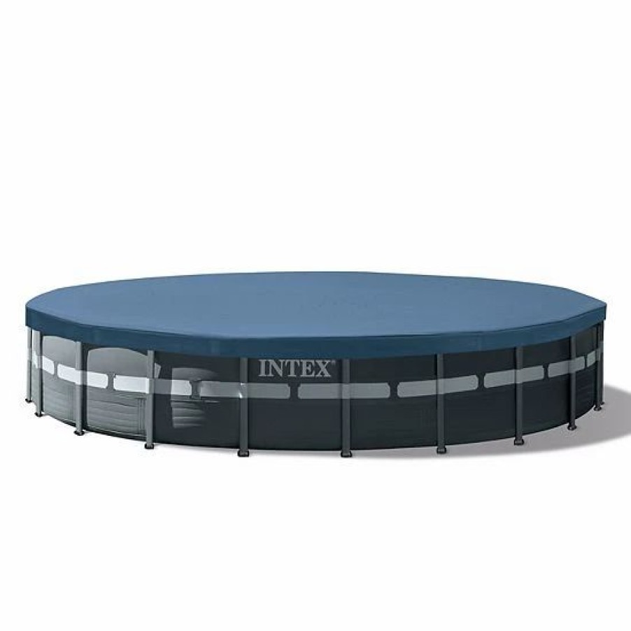 * Intex 26Ft X 52In Above Ground Pool W/ Inflatable Loungers And Floating Cooler Sporting Goods