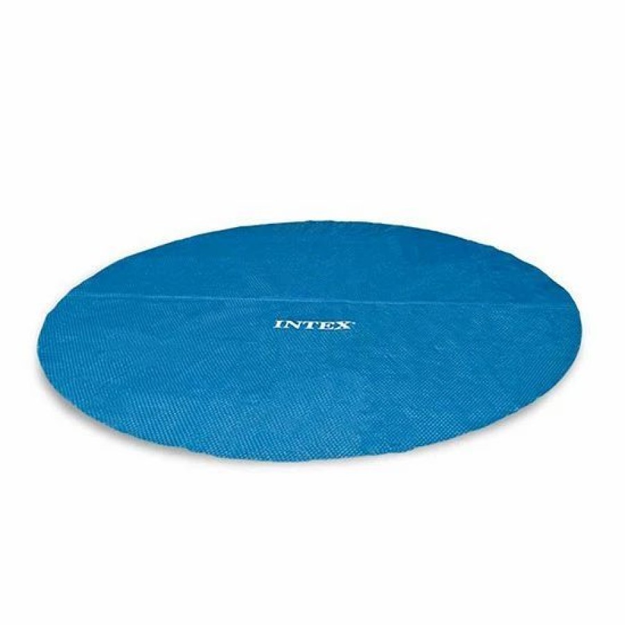 * Intex 18 Foot Round Vinyl Solar Cover + 18 Foot Uv Resistant Debris Cover Sporting Goods