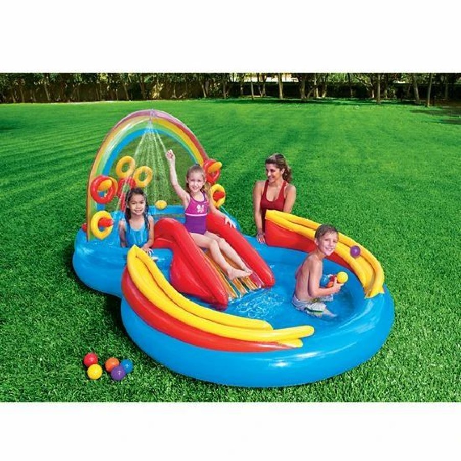 * Intex Rainbow Ring Play Center Outdoor Play Toys