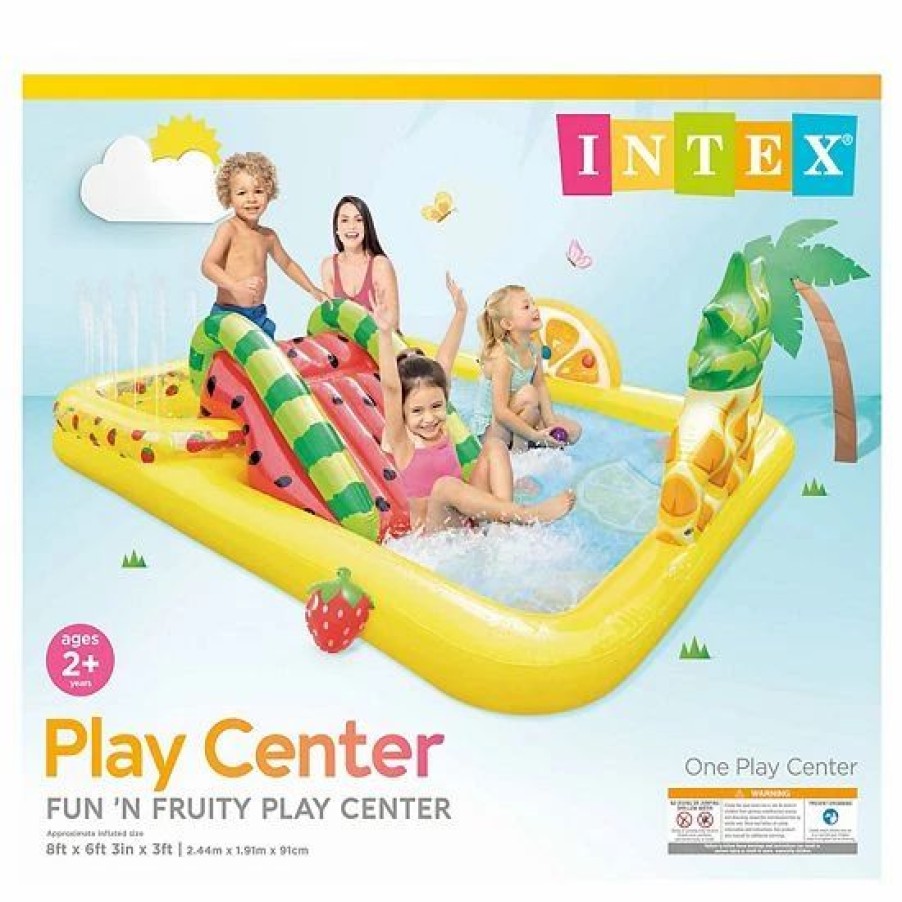 * Intex Fun 'N Fruity Play Center Pool Outdoor Play Toys