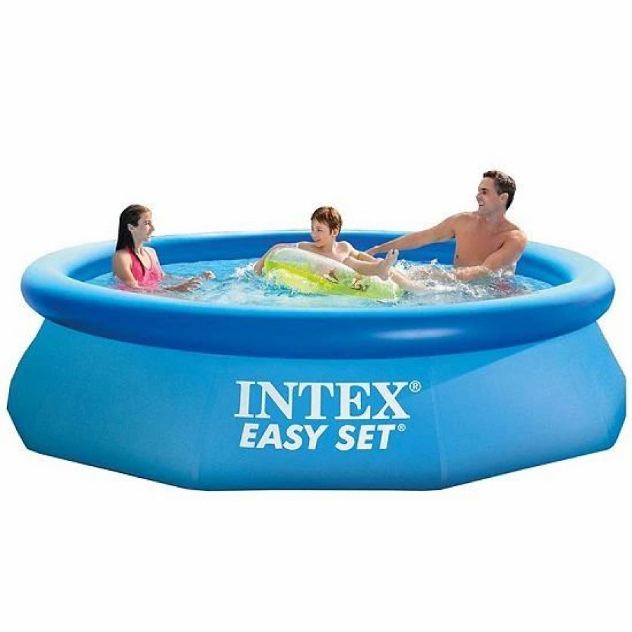 * Intex 10'X30'X30" Above Ground Inflatable Pool And Cartridge Filter Pump System Sporting Goods