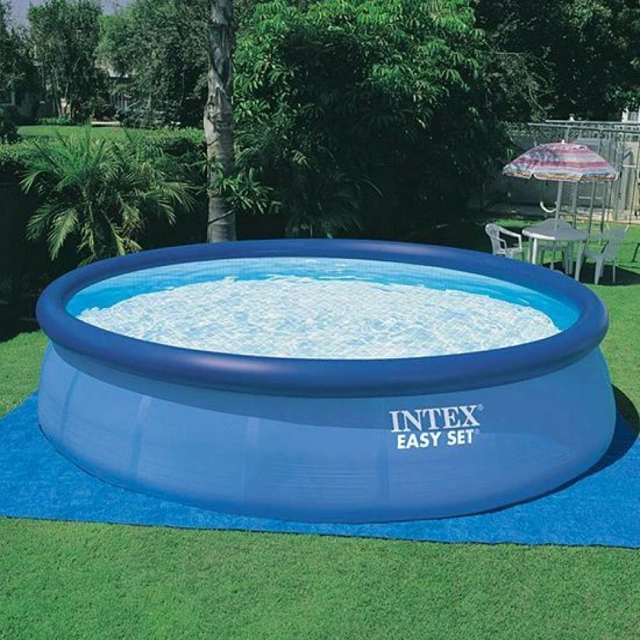 * Intex 18' X 48" Above Ground Swimming Pool And 2500 Gph Cartridge Filter Pump Sporting Goods