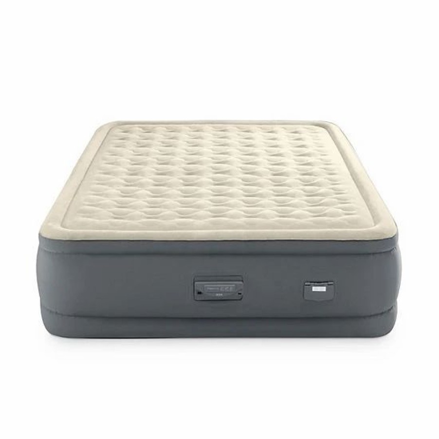 * Intex Premaire Ii Fiber-Tech Elevated Air Mattress With Built-In Pump, Queen Mattresses & Accessories