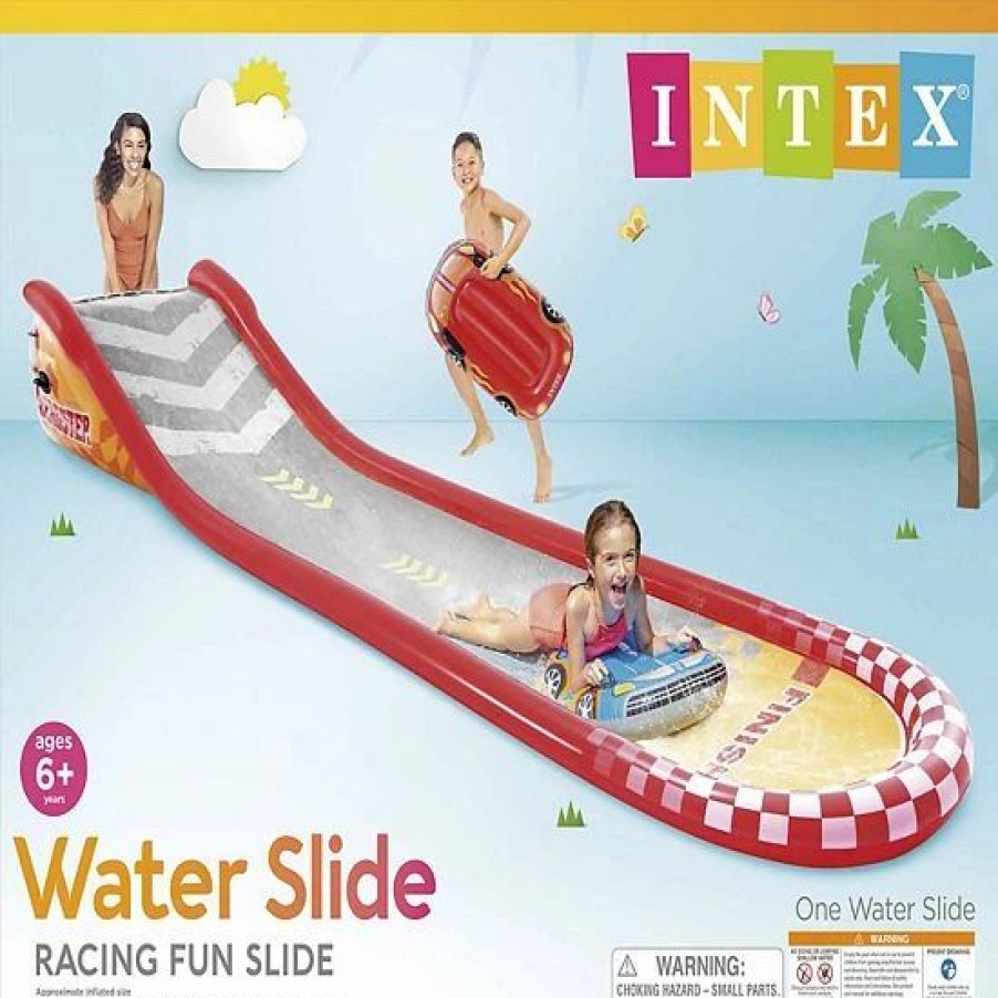 * Intex Racing Fun Slide Outdoor Play Toys