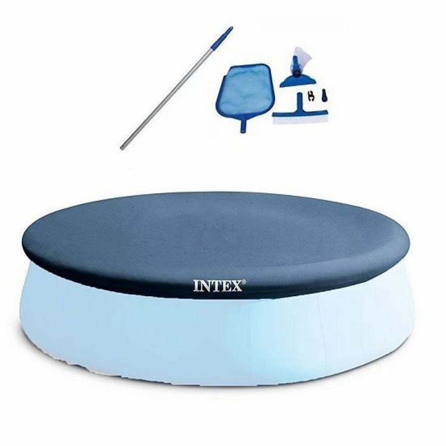 * Intex 13 X 12 Easy Set Above Ground Pool Cover & Maintenance Kit (No Pool) Sporting Goods