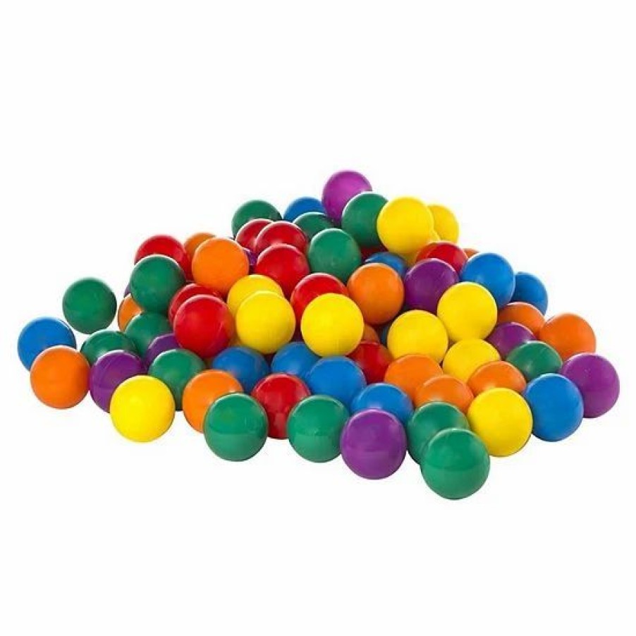 * Intex 100-Pack Plastic Ballz Bundled W/ Inflatable Colorful Jump-O-Lene Bouncer Outdoor Play Toys