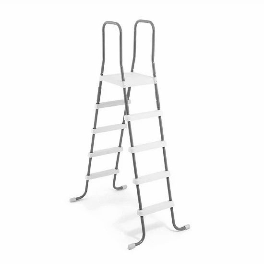 * Intex Swimming Pool Ladder For 52 Wall Height Pools & Pool Side Vacuum Cleaner Sporting Goods