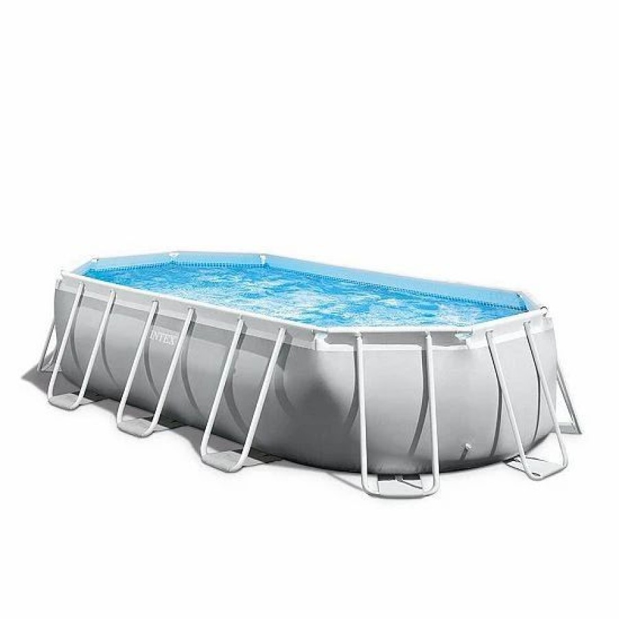 * Intex 16.5Ft X 9Ft X 48In Rectangular Pool Set W/ Filter Cartridges (6 Pack) Sporting Goods