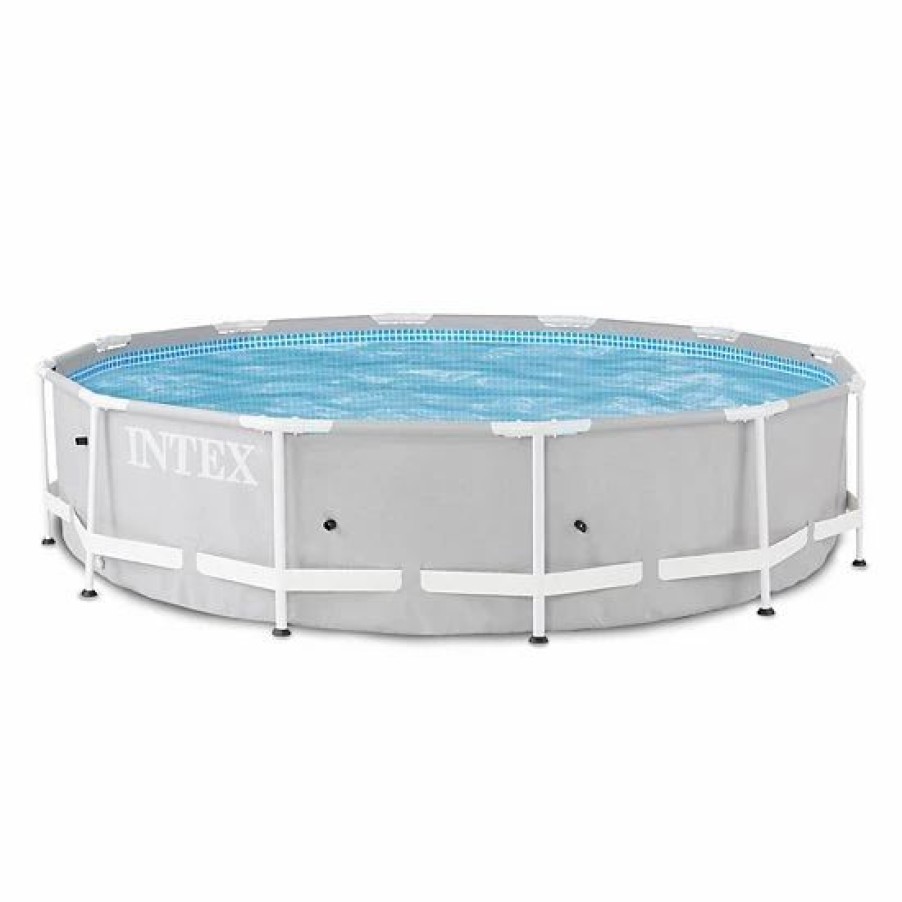 * Intex 12 X 30 Steel Frame Above Ground Pool & Type A & C Filter Pump Cartridge Sporting Goods