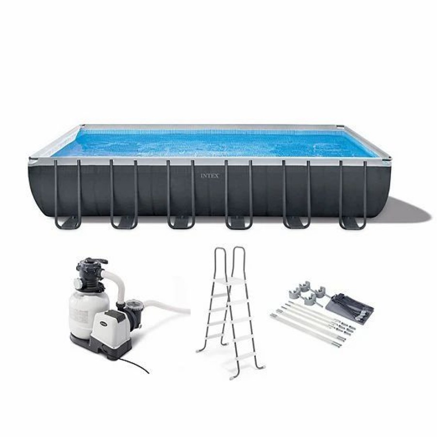 * Intex 26367Eh 24 X 12 X 52 Rectangular Ultra Xtr Frame Swimming Pool W/ Pump Sporting Goods