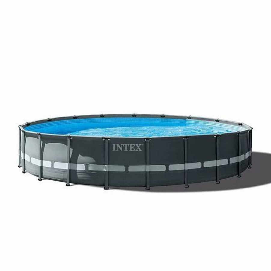 * Intex 20Ft X 48In Ultra Xtr Round Frame Above Ground Pool Set & Water Test Kit Sporting Goods