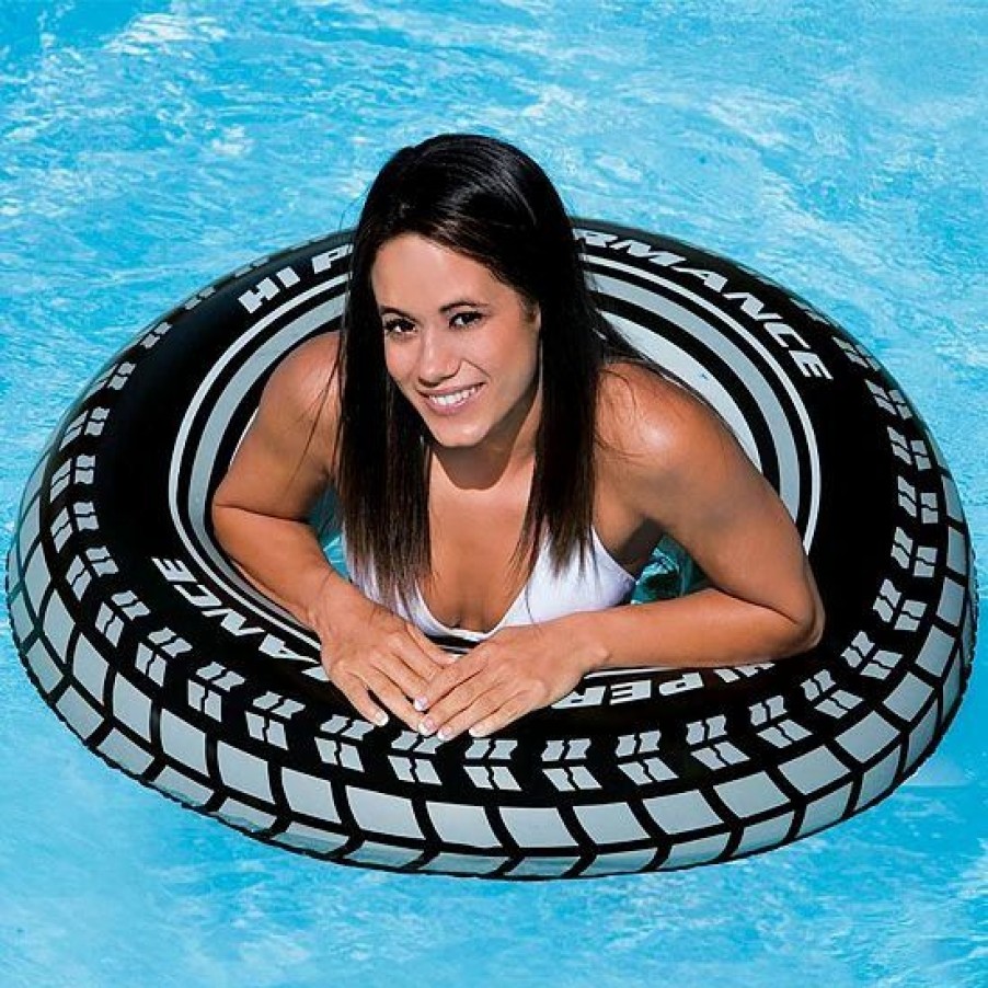 * Intex Inflatable Giant Tire Tube Raft Float For Pool Lake Ocean River (18 Pack) Outdoor Play Toys