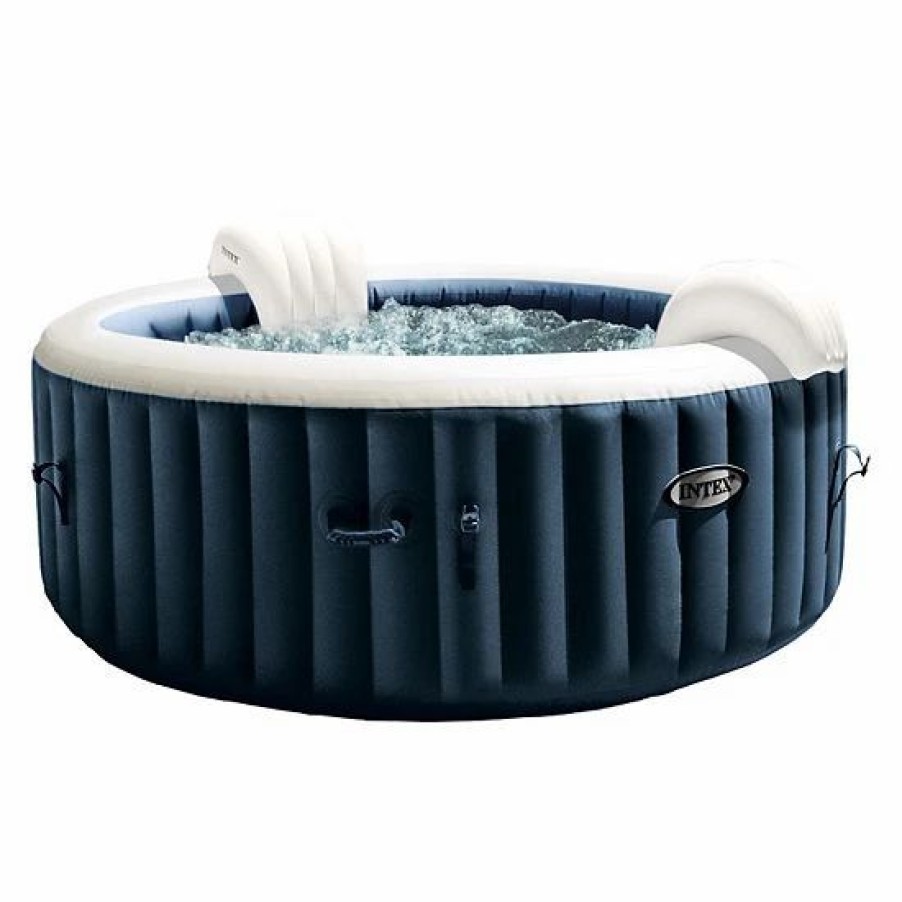 * Intex Purespa Plus Inflatable Portable Bubble Jet Spa Hot Tub With Deluxe Bundle Sporting Goods