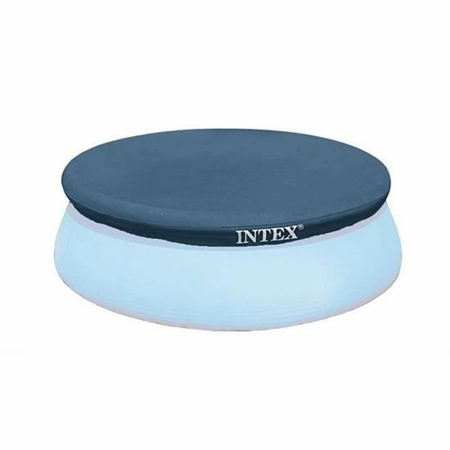 * Intex 7.3 Ft Above Ground Swimming Pool Vinyl Round Cover Tarp, No Pool Included Sporting Goods