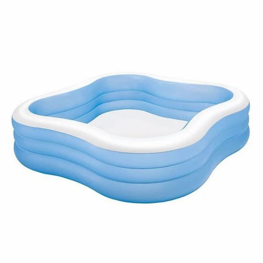 * Intex 7.5Ft X 7.5Ft X 22In Swim Center Inflatable Above Ground Pool (2 Pack) Sporting Goods