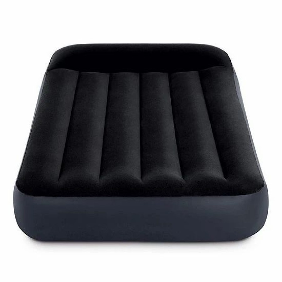 * Intex Dura Pillow Rest Classic Blow Up Mattress Air Bed With Built In Pump, Twin Mattresses & Accessories